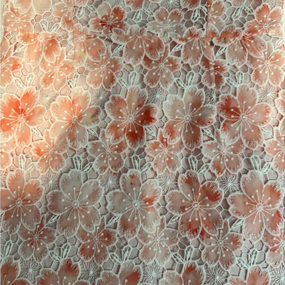 Petal & Pup Peach Floral Lace Maxi Dress - Picture 9 of 9